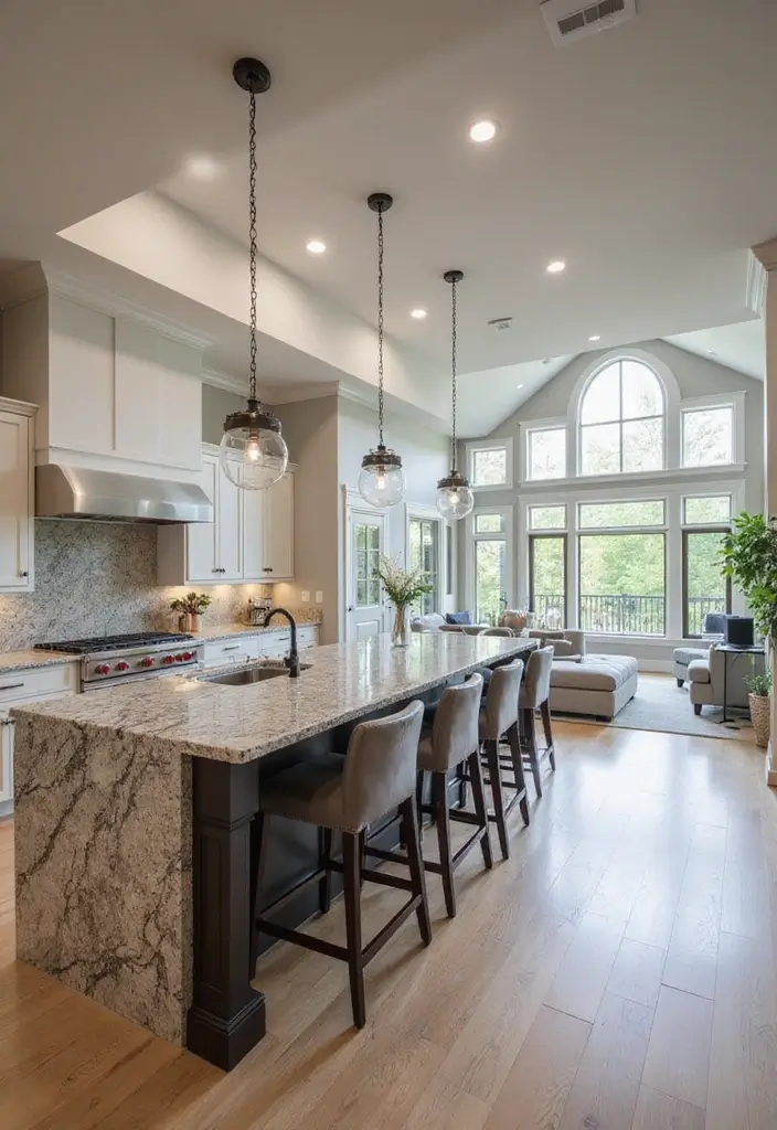 10 Stunning Modern Luxury Kitchen Designs That Will Leave You Speechless! - 2. Open-Concept Kitchens that Dazzle