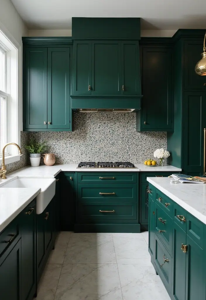 10 Stunning Modern Luxury Kitchen Designs That Will Leave You Speechless! - 3. Bold Colors and Unique Patterns