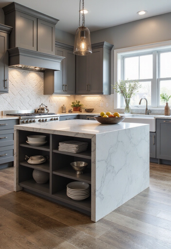 10 Stunning Modern Luxury Kitchen Designs That Will Leave You Speechless! - 9. Customized Islands – The Heart of the Kitchen