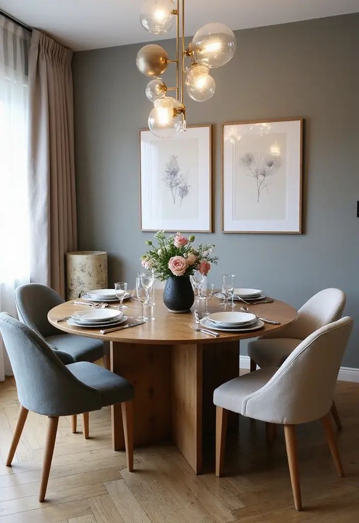 13 Small Dining Tables That Are Big on Style and Functionality (You’ll Love #4!) - 1. The Classic Round Table