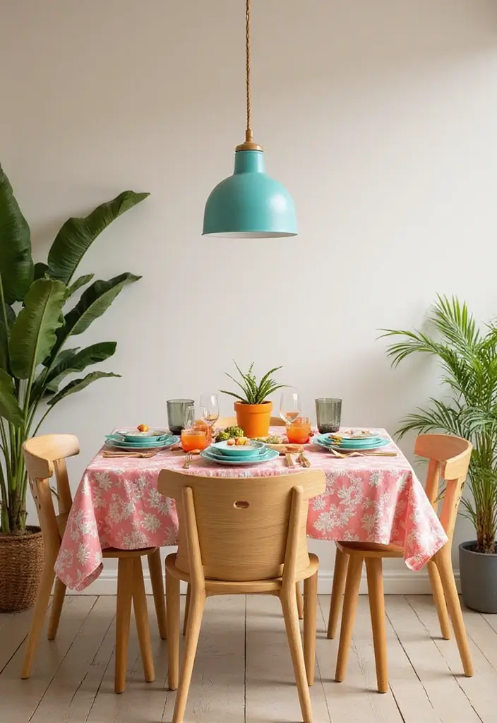 13 Small Dining Tables That Are Big on Style and Functionality (You’ll Love #4!) - 9. Brightly Colored Tables