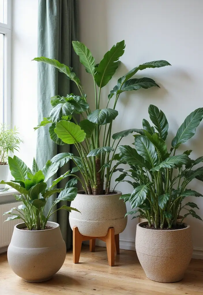 14 Small Apartment Decor Ideas That Create a Cozy Modern Sanctuary! - 5. Indoor Plants for Freshness
