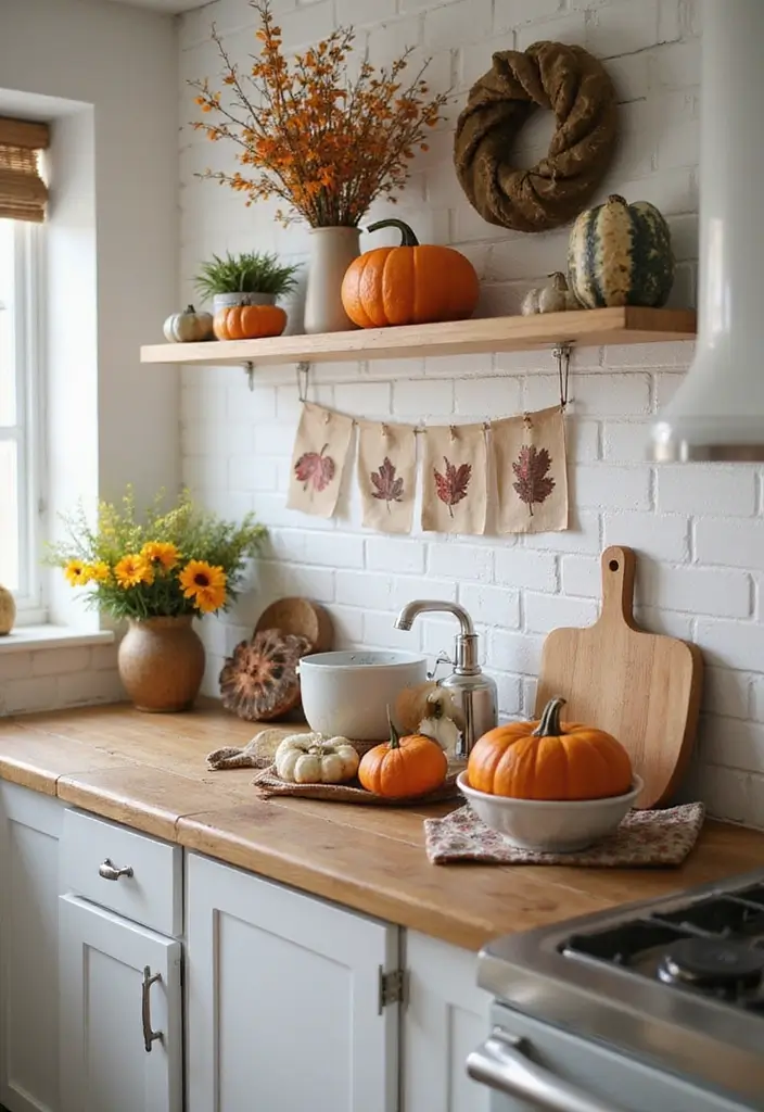 15 Stylish Small Kitchen Decor Ideas That Are Budget-Friendly and Stunning! - 12. Seasonal Decor Updates