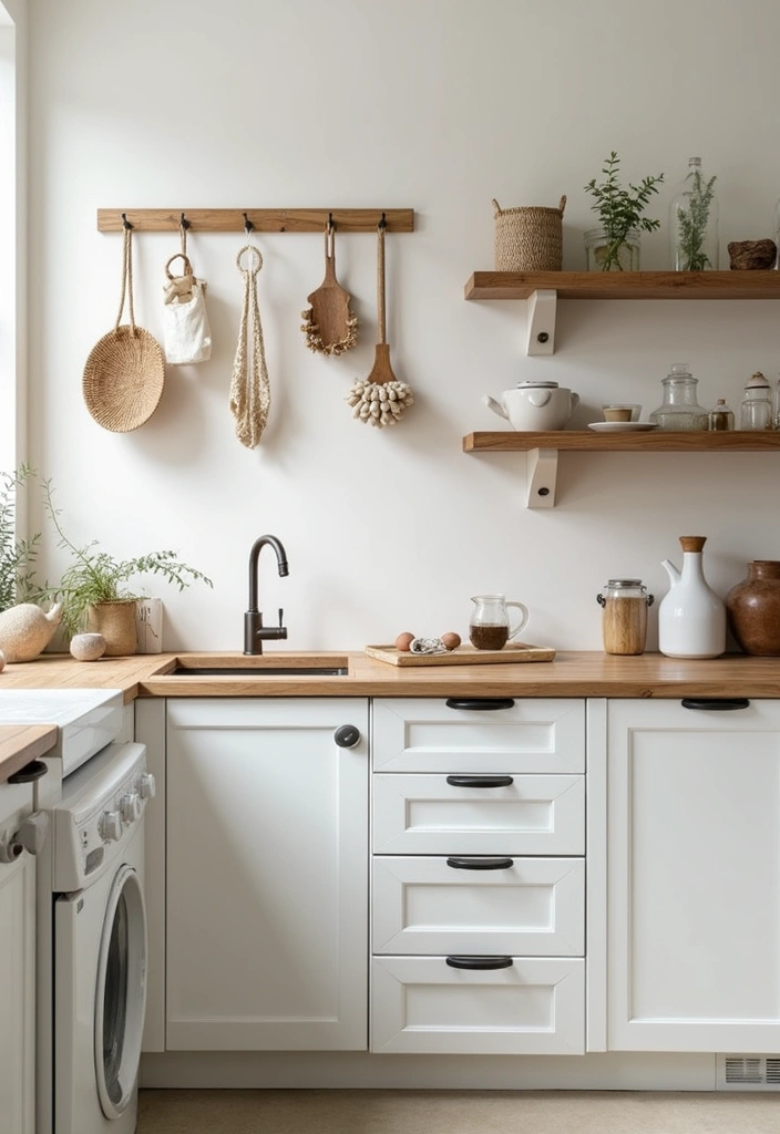 15 Stylish Small Kitchen Decor Ideas That Are Budget-Friendly and Stunning! - 9. Minimalist Wall Organizers