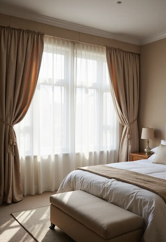 16 Bedroom Accessories to Instantly Upgrade Your Space (You’ll Want Them All!) - 15. Elegant Window Treatments