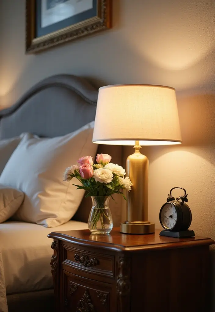 17 Glamorous Bedroom Ideas for Women That Will Leave You Breathless! - 12. Elegant Bedside Tables