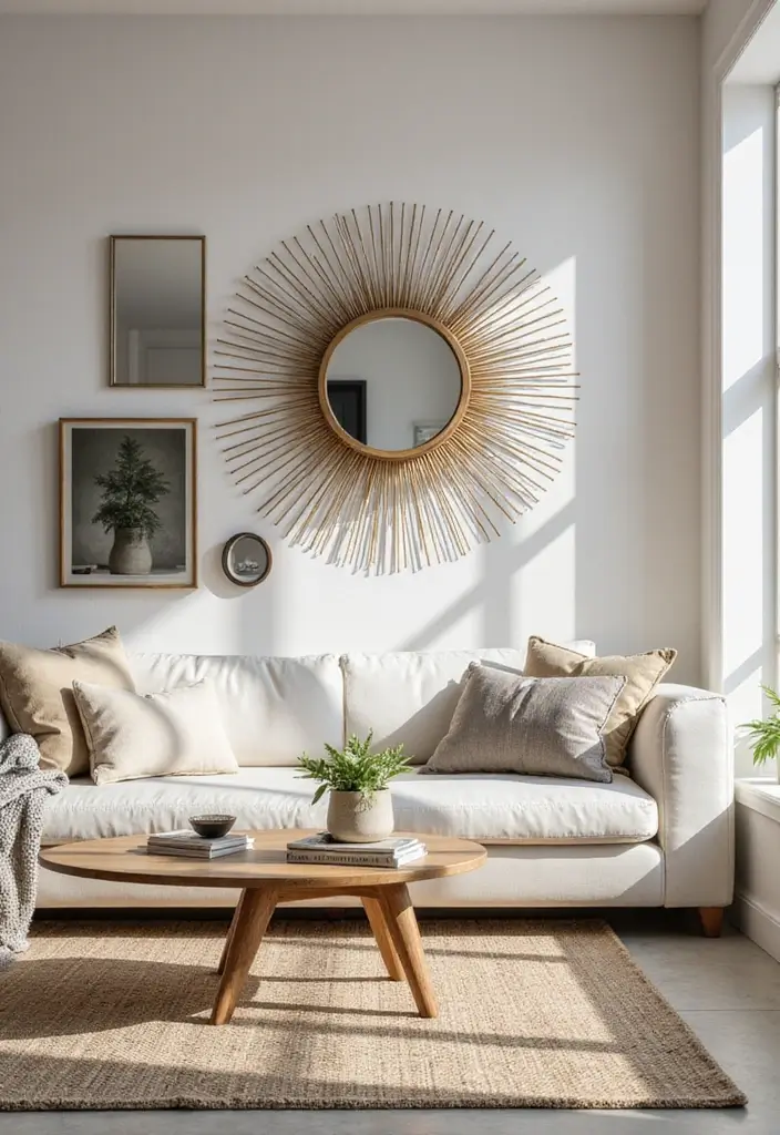 17 Living Room Decorating Hacks That'll Transform Your Space Without Breaking the Bank! - 10. Use Mirrors