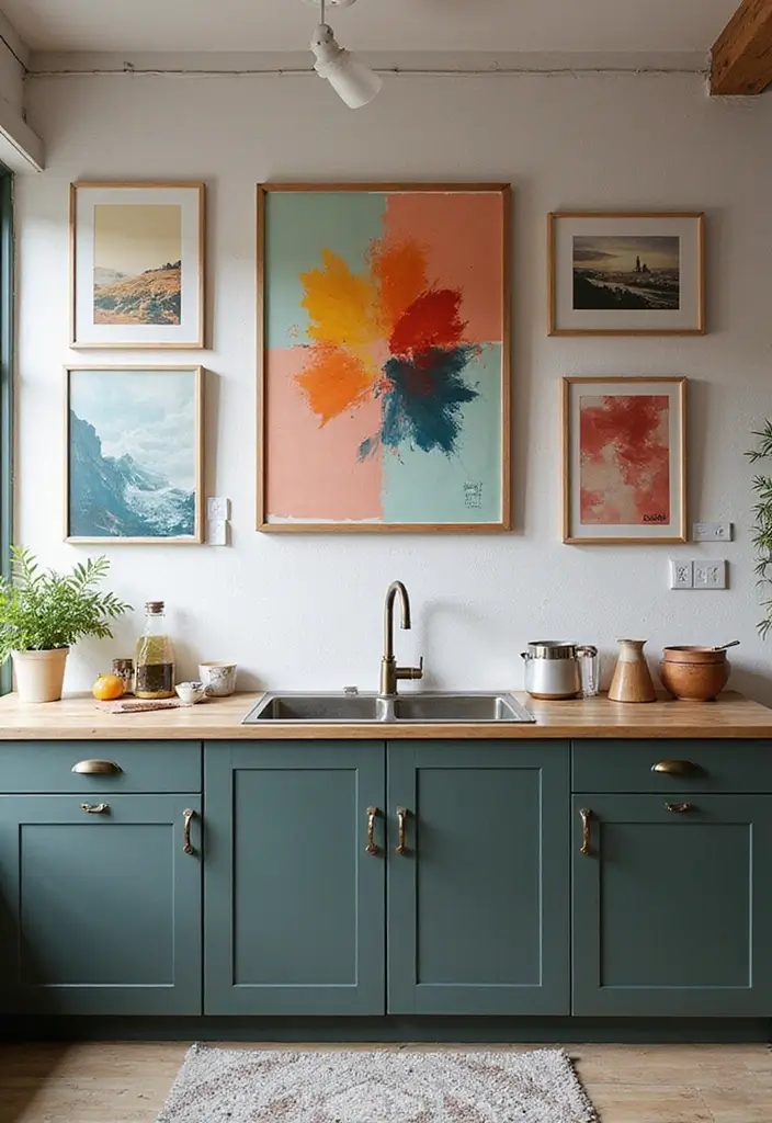 18 Kitchen Trends You Need to Know About for a Modern Look (Get Ready to Be Inspired!) - 15. Statement Wall Art