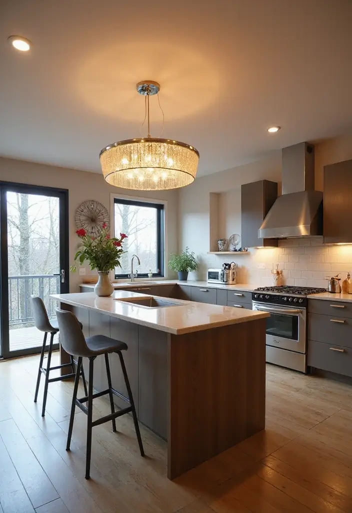 18 Kitchen Trends You Need to Know About for a Modern Look (Get Ready to Be Inspired!) - 9. Statement Lighting