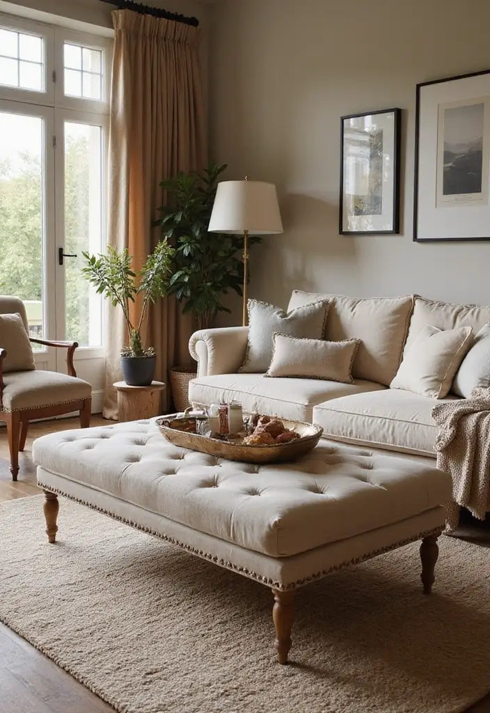 20 Modern Coffee Tables That Will Make Your Home Look Like a Design Magazine! - 10. Classic Ottoman Table