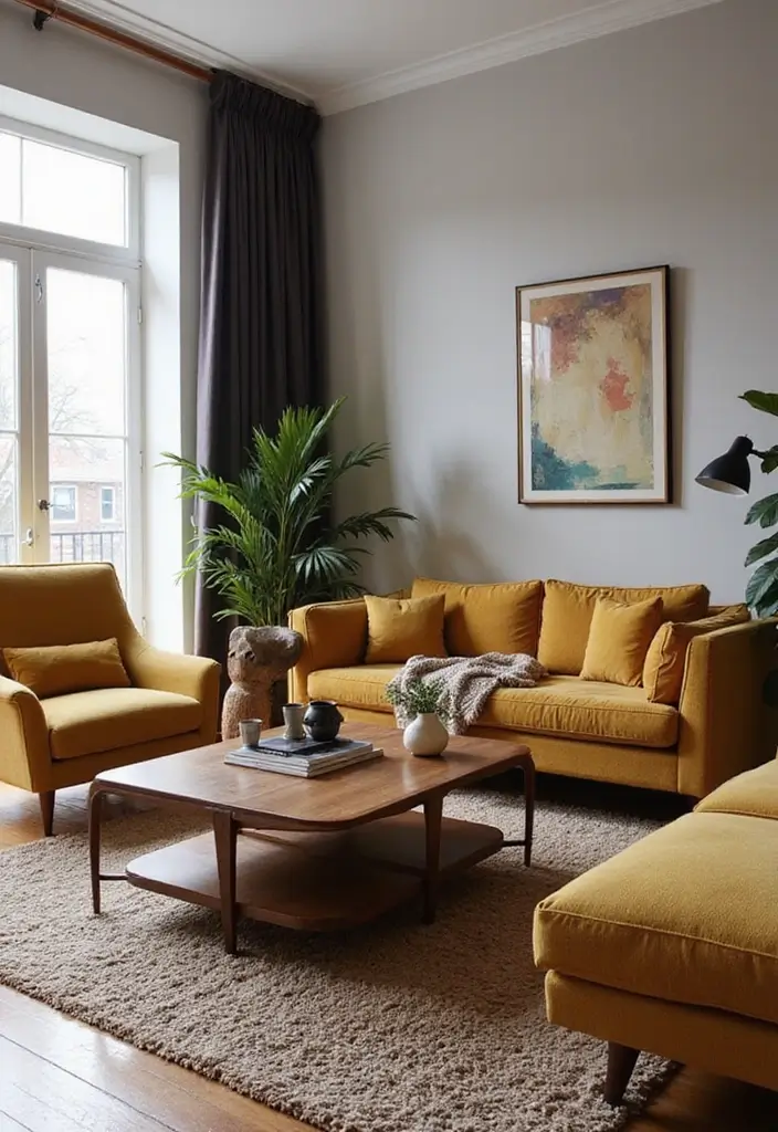 20 Modern Coffee Tables That Will Make Your Home Look Like a Design Magazine! - 11. Sleek Mid-Century Modern Table