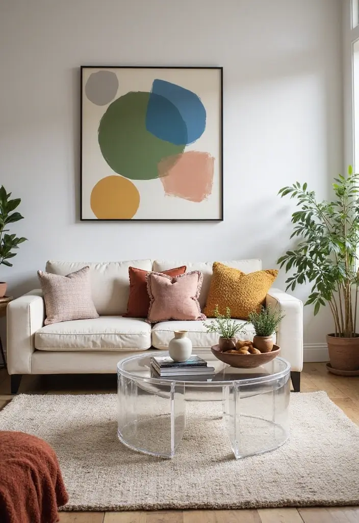 20 Modern Coffee Tables That Will Make Your Home Look Like a Design Magazine! - 6. Elegant Acrylic Table