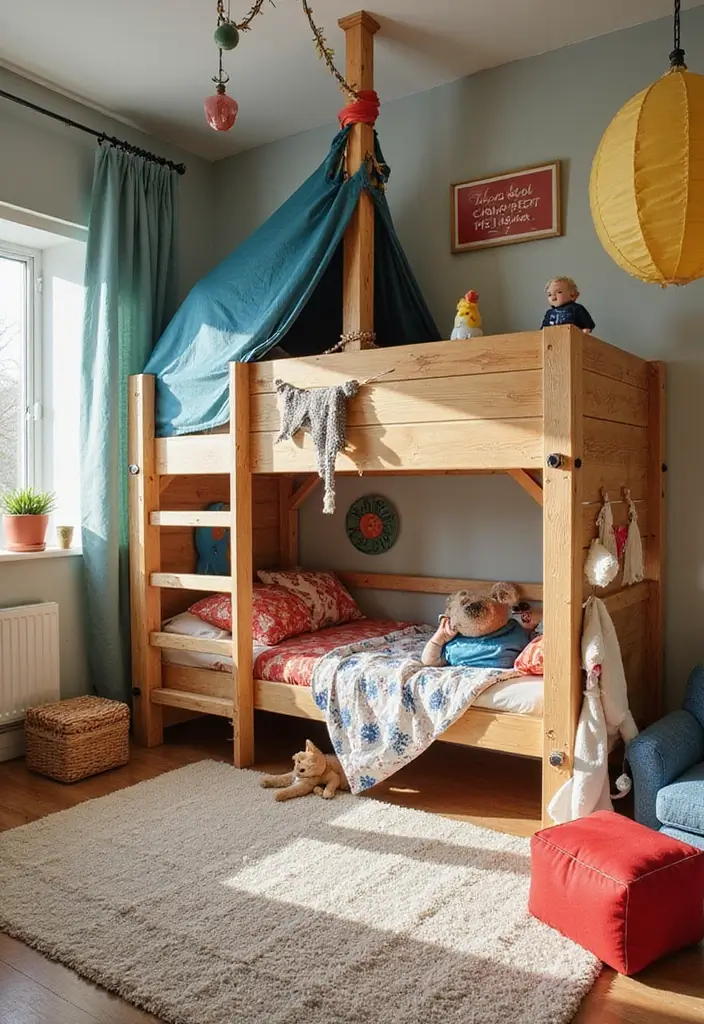 8 Budget-Friendly DIY Kid Loft Beds That Maximize Space Like a Pro! - 3. Themed Loft Beds