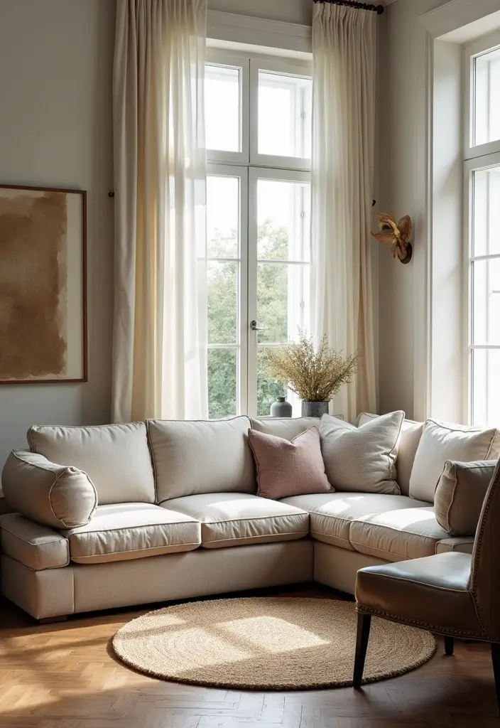 11 Cozy Furniture Layouts That'll Turn Your Living Room into a Gathering Spot! - 2. The L-Shaped Layout: Maximizing Space