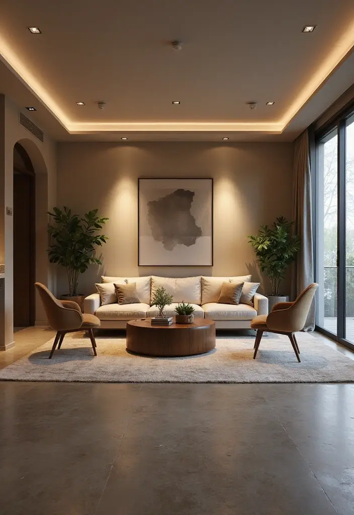 11 Cozy Furniture Layouts That'll Turn Your Living Room into a Gathering Spot! - 4. The Floating Layout: Creating Space