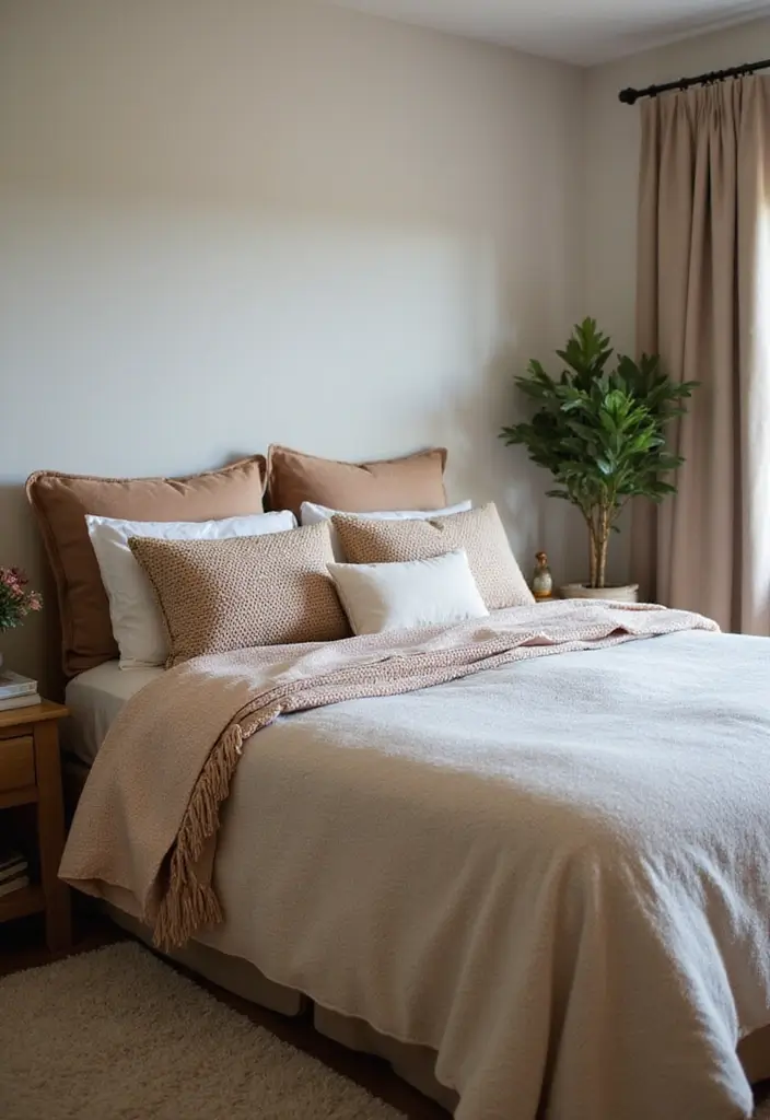 12 Cozy Small Bedroom Ideas That'll Make You Feel Right at Home (You Won't Believe #5!) - 8. Cozy Bedding