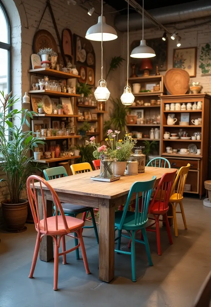 15 Affordable Dining Room Decor Ideas That Look Like a Million Bucks (Wait Until You See #4!) - 1. Thrift Store Treasures