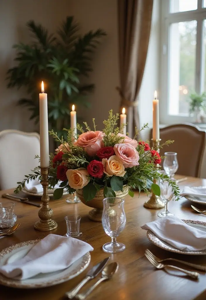 15 Affordable Dining Room Decor Ideas That Look Like a Million Bucks (Wait Until You See #4!) - 12. Elegant Table Centerpieces