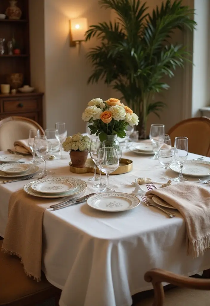 15 Affordable Dining Room Decor Ideas That Look Like a Million Bucks (Wait Until You See #4!) - 14. Simple Table Linens