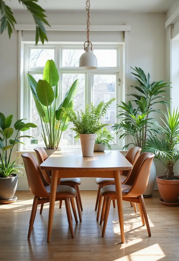 15 Affordable Dining Room Decor Ideas That Look Like a Million Bucks (Wait Until You See #4!) - 5. Indoor Plants