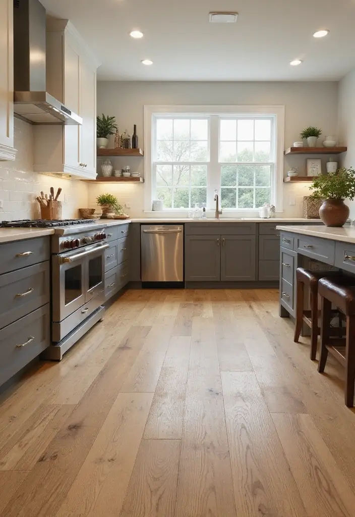 15 Stunning Modern Kitchen Decor Ideas That Will Transform Your Space! - 13. Beautiful Flooring Options