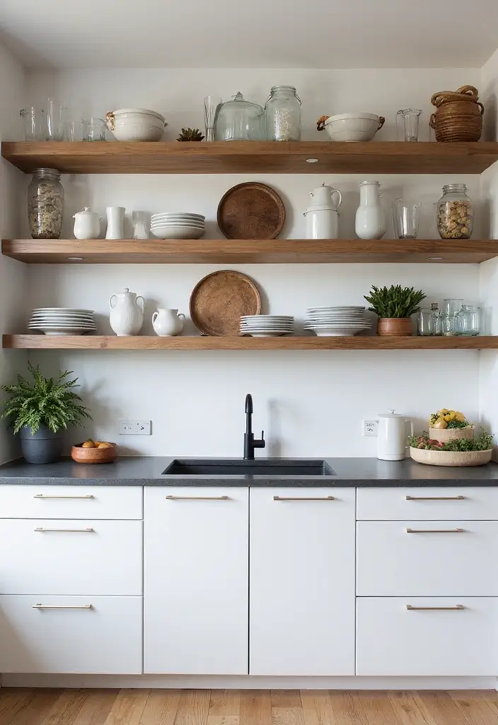 15 Stunning Modern Kitchen Decor Ideas That Will Transform Your Space! - 6. Open Shelving