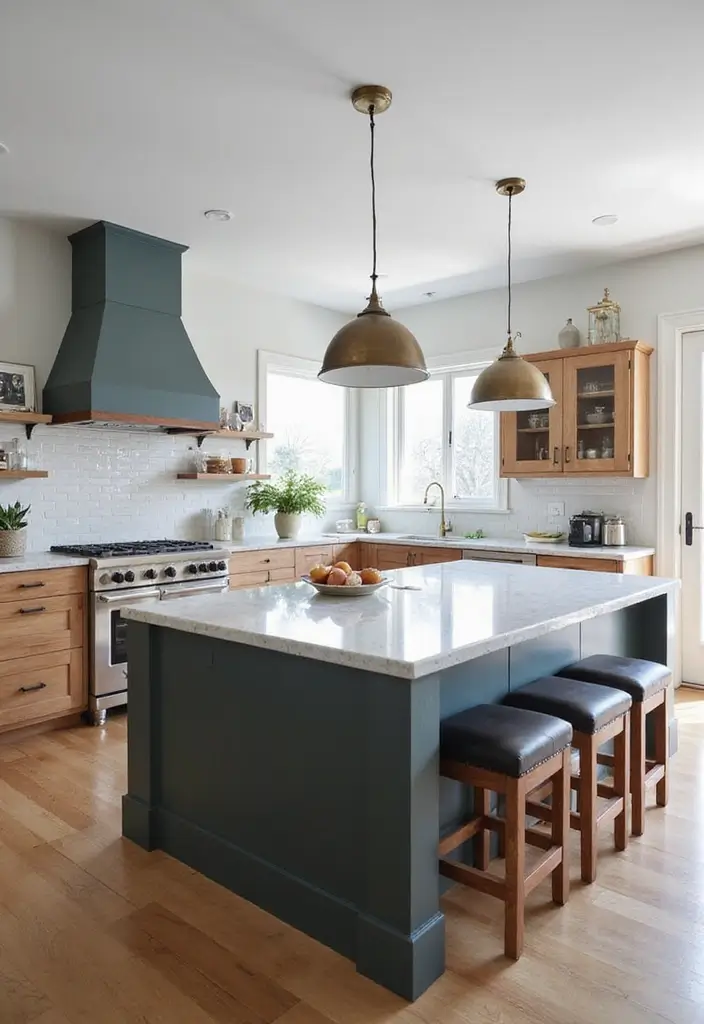 15 Stunning Modern Kitchen Decor Ideas That Will Transform Your Space! - 9. Statement Kitchen Islands