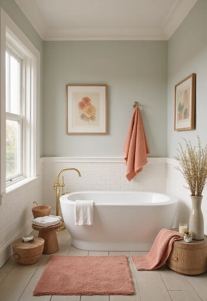 18 Stunning Bathroom Decor Ideas That'll Transform Your Space on a Budget! - 14. Implement a Color Scheme