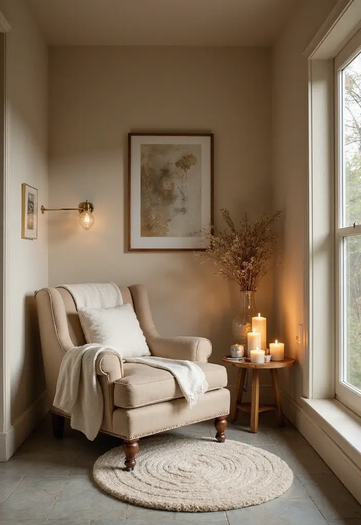 18 Stunning Bathroom Decor Ideas That'll Transform Your Space on a Budget! - 16. Create a Cozy Nook