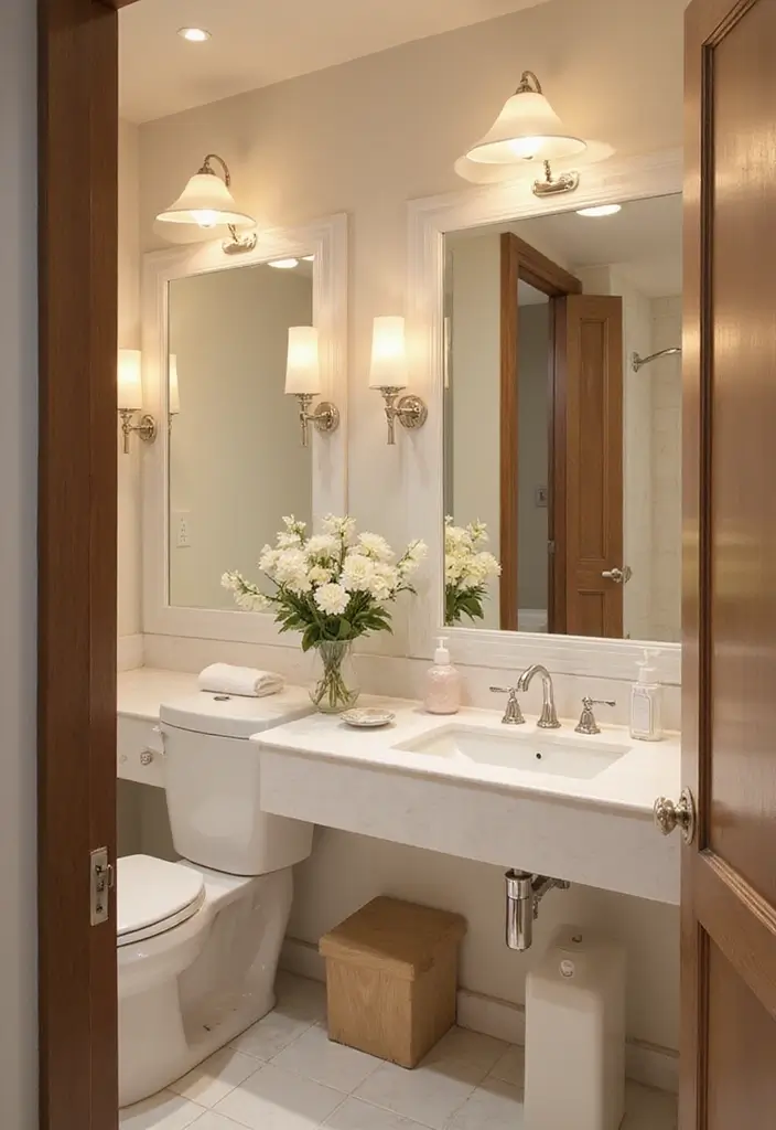 18 Stunning Bathroom Decor Ideas That'll Transform Your Space on a Budget! - 4. Bring in the Light