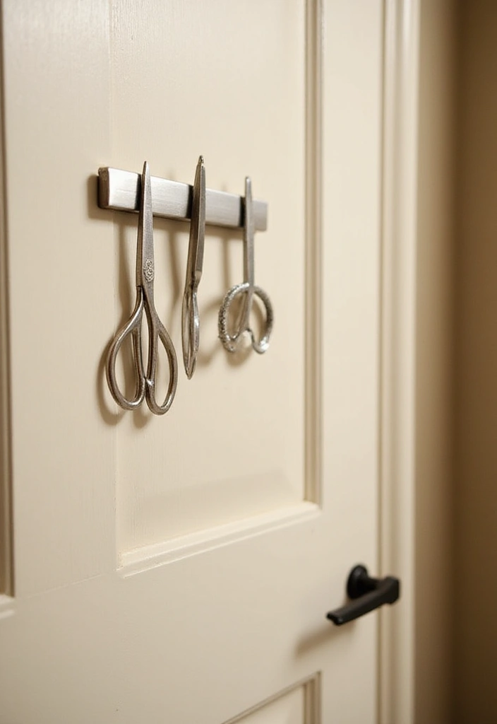 20 Budget-Friendly Bathroom Storage Hacks You Need to Try (#12 Will Save You Space!) - 7. Magnetic Strips for Small Items