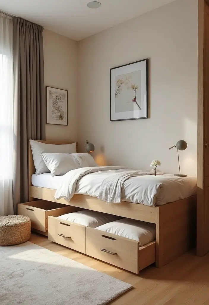 25 Budget-Friendly Bedroom Ideas That Are Super Cozy (You’ll Want #19!) - 6. Multi-Functional Furniture