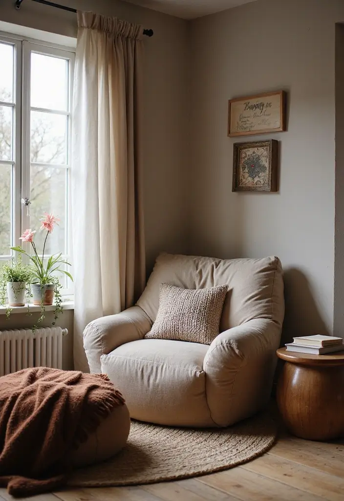 25 Budget-Friendly Bedroom Ideas That Are Super Cozy (You’ll Want #19!) - 7. Cozy Reading Nook