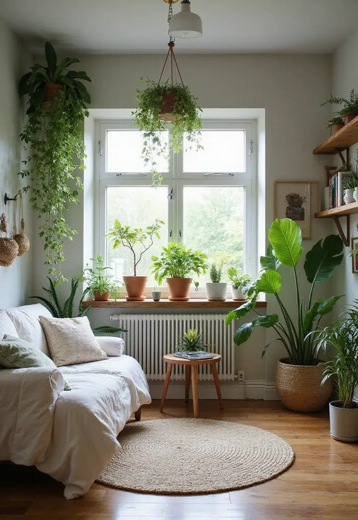 25 Budget-Friendly Bedroom Ideas That Are Super Cozy (You’ll Want #19!) - 8. Indoor Plants