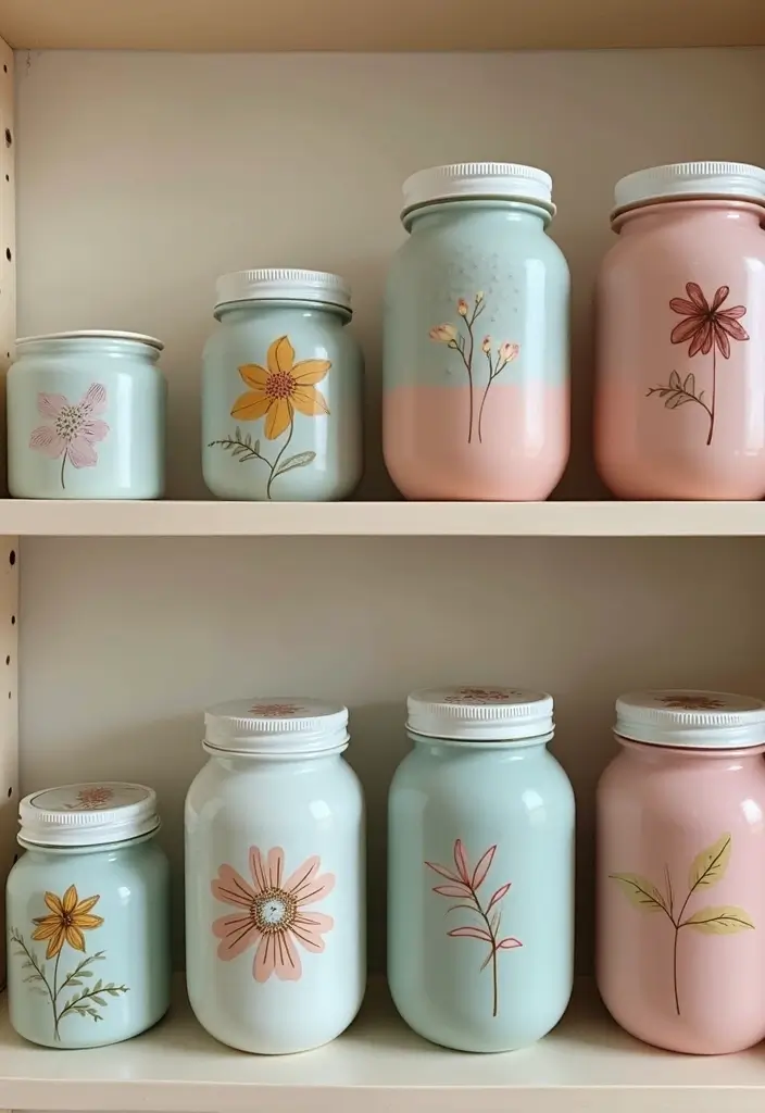 30 Easy DIY Home Decor Projects That Will Transform Your Space on a Budget! - 18. Decorative Jars