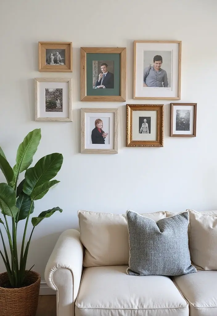 30 Easy DIY Home Decor Projects That Will Transform Your Space on a Budget! - 23. Picture Frame Collage