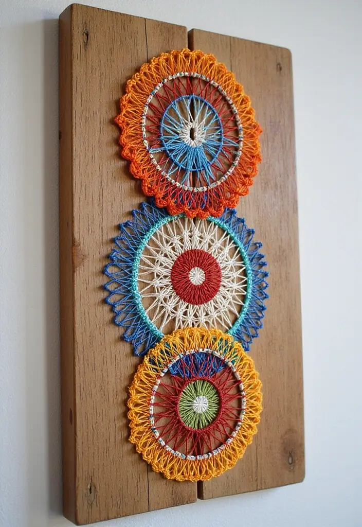 30 Easy DIY Home Decor Projects That Will Transform Your Space on a Budget! - 26. DIY String Art