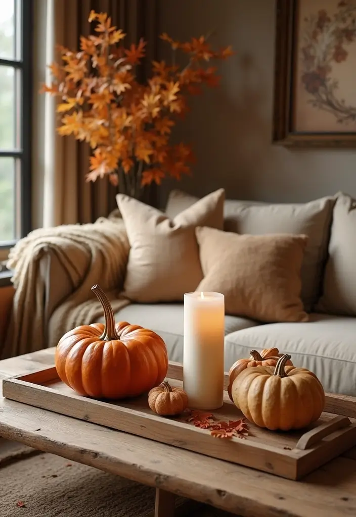 10 Cozy Fall Decor Ideas for Your Living Room That'll Make You Never Want to Leave! - 10. Embrace the Warmth of Wood