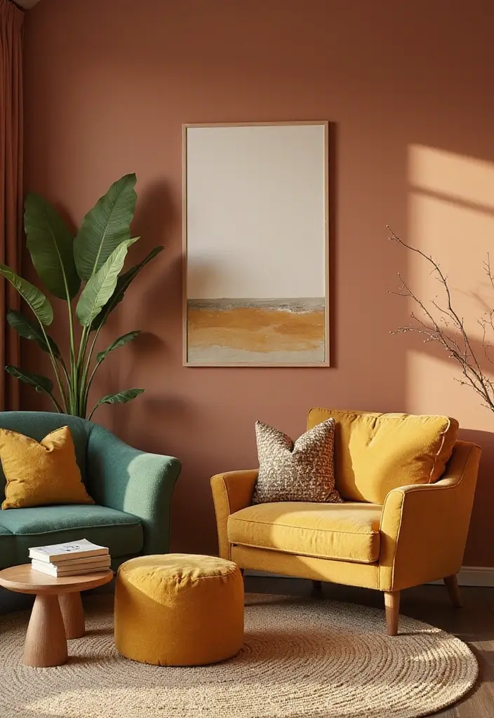 10 Cozy Fall Decor Ideas for Your Living Room That'll Make You Never Want to Leave! - 4. Choose an Earthy Color Palette