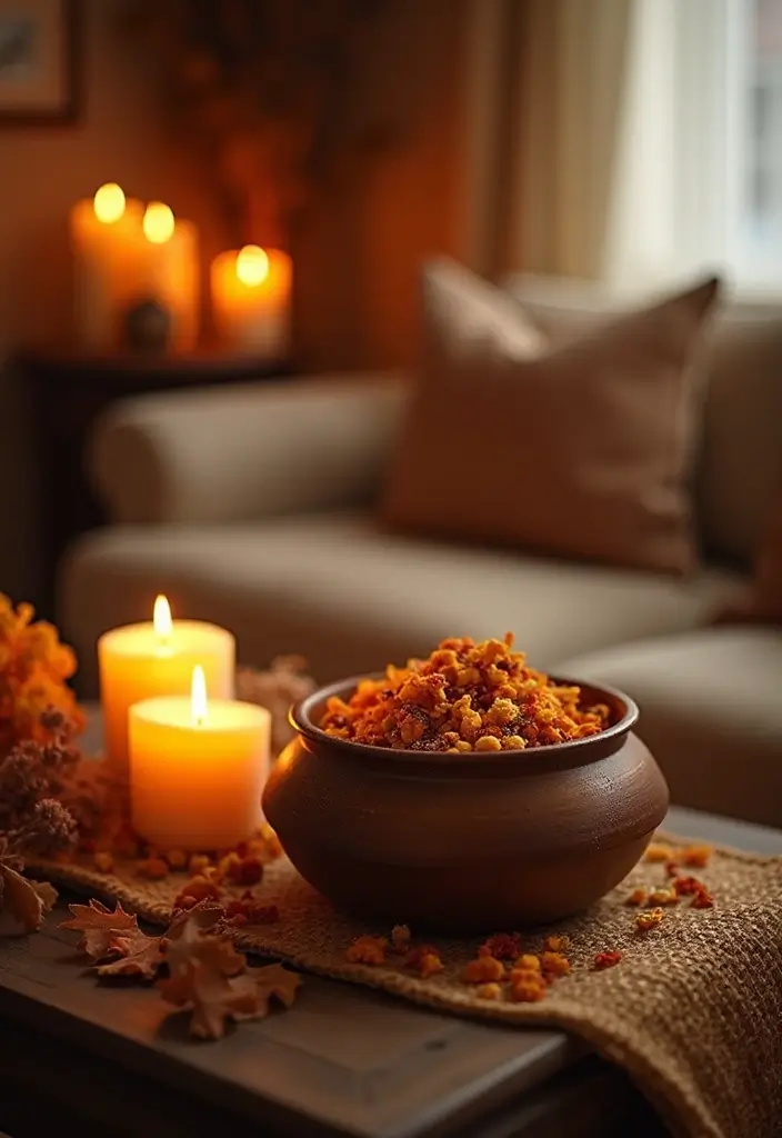 10 Cozy Fall Decor Ideas for Your Living Room That'll Make You Never Want to Leave! - 6. Add Seasonal Scents