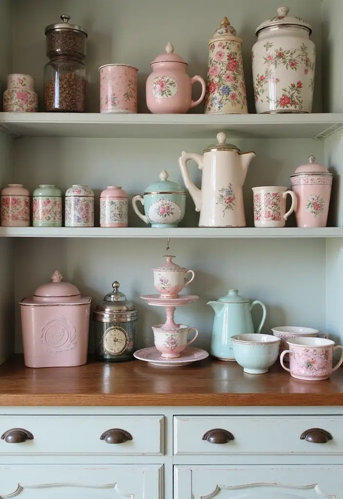 12 Stunning Coffee Station Setups That'll Make You Want to Brew All Day Long! - 3. Vintage Vibes