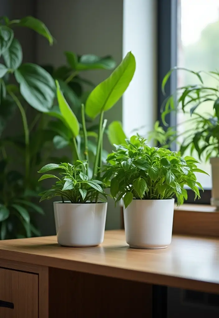 13 Smart Office Decor Ideas That'll Make You Feel Like You're in a High-Tech Wonderland! - 5. Smart Plants with Sensors