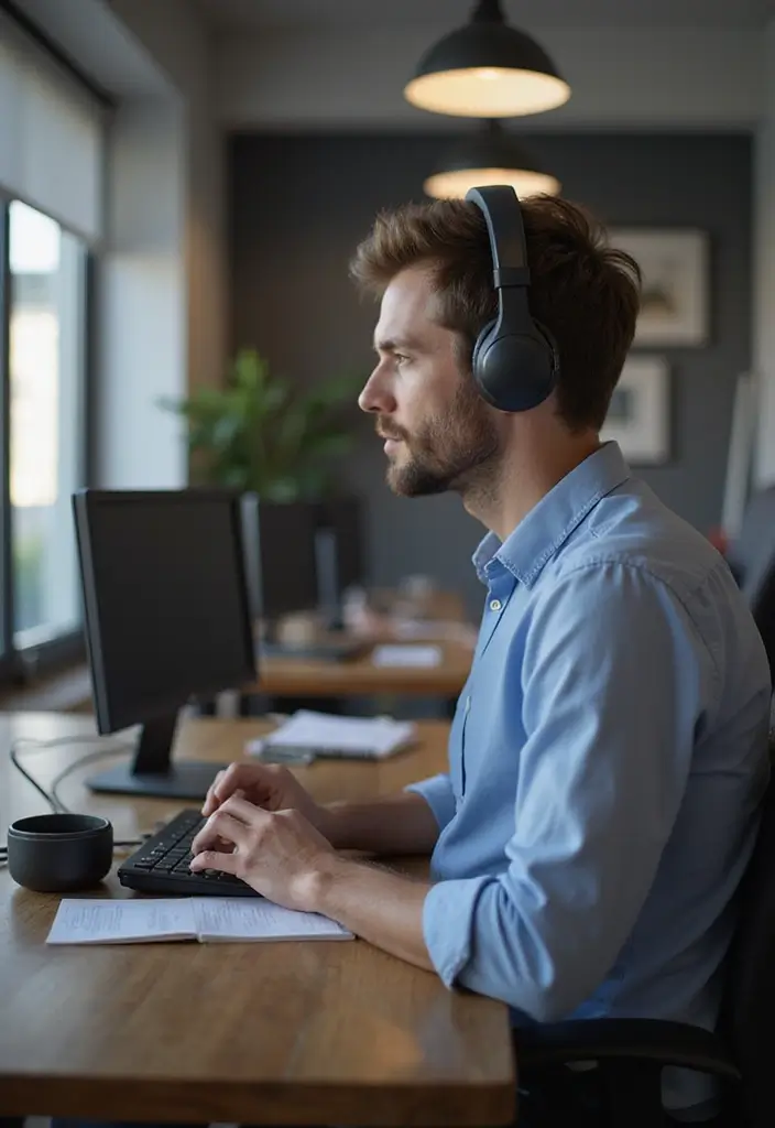 13 Smart Office Decor Ideas That'll Make You Feel Like You're in a High-Tech Wonderland! - 6. High-Tech Noise-Canceling Headphones