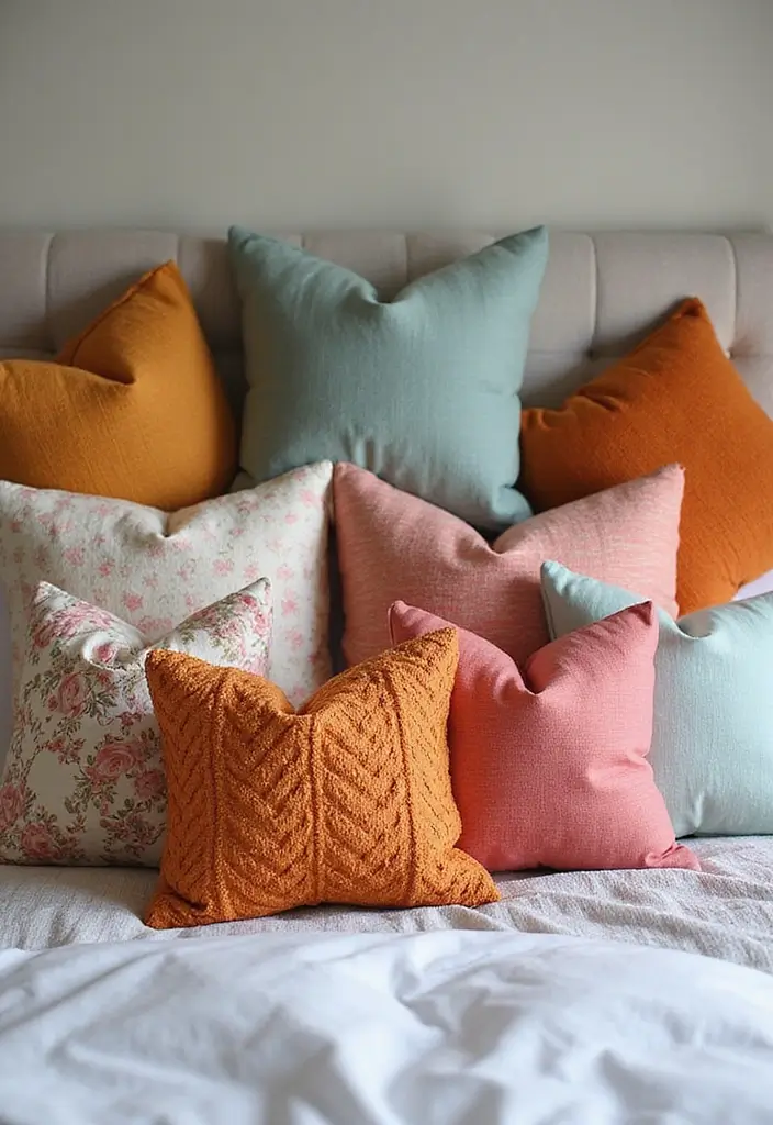 18 Affordable Guest Bedroom Ideas That Look Luxe for Less (You Won't Believe #10!) - 13. Fun Throw Pillows