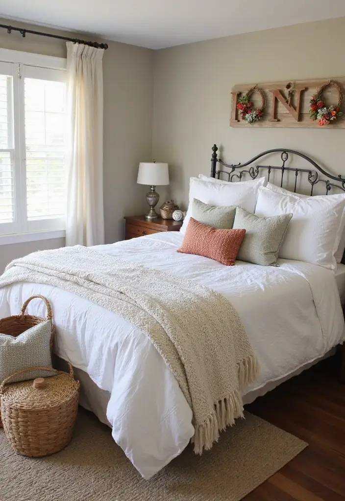 18 Affordable Guest Bedroom Ideas That Look Luxe for Less (You Won't Believe #10!) - 17. Seasonal Decor Switch-Ups