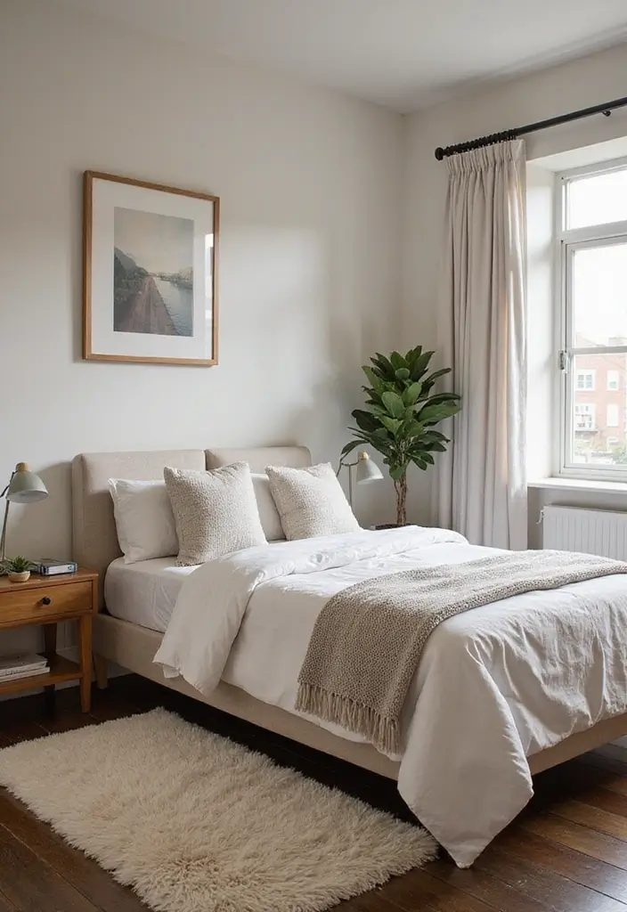 18 Affordable Guest Bedroom Ideas That Look Luxe for Less (You Won't Believe #10!) - 5. Cozy Rugs to Warm Up the Space