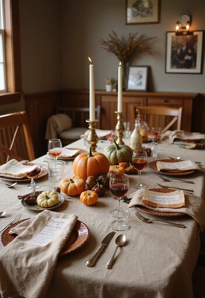 10 Cozy Autumn Table Decor Ideas That Are Effortlessly Easy to Create! - 10. Personal Touches