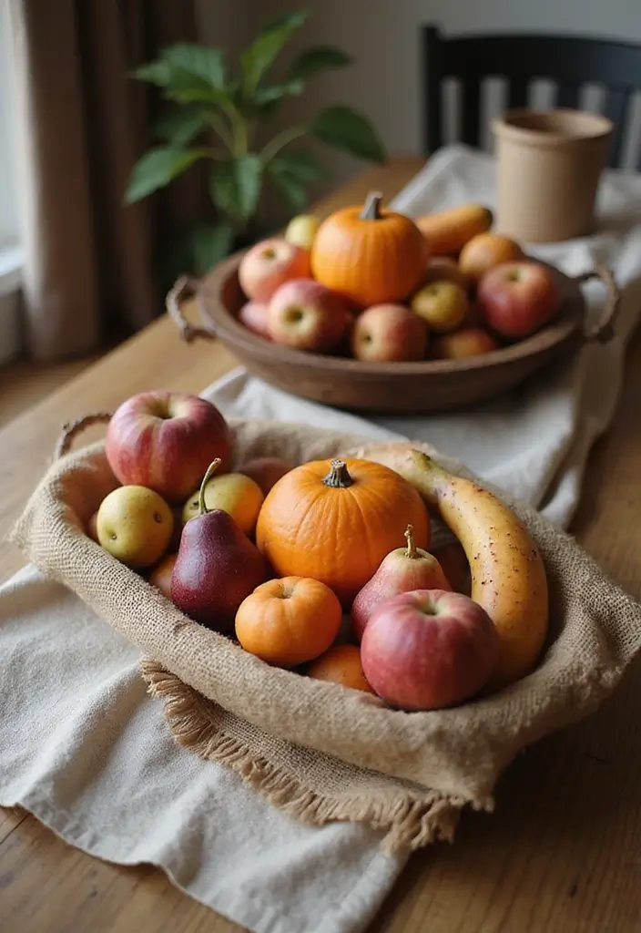 10 Cozy Autumn Table Decor Ideas That Are Effortlessly Easy to Create! - 4. Rustic Wooden Accents