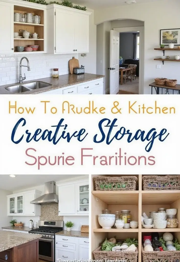 16 Modern Kitchen Decor Ideas That Will Leave Your Guests in Awe (Wait Until You See #5!) - 14. Creative Storage Solutions