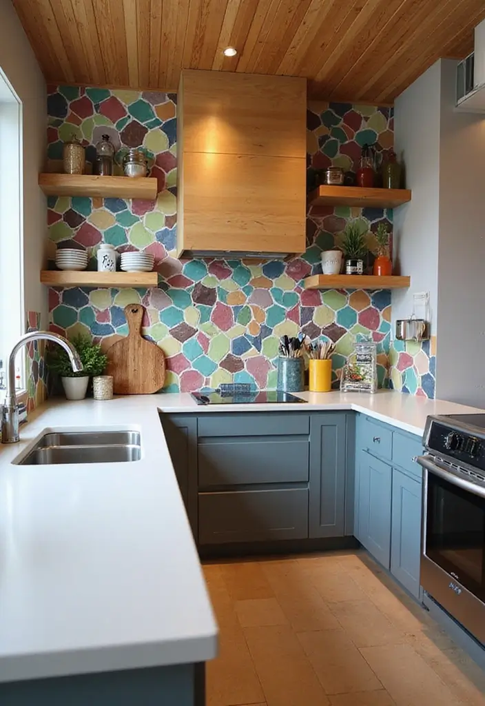 16 Modern Kitchen Decor Ideas That Will Leave Your Guests in Awe (Wait Until You See #5!) - 2. Bold Backsplashes